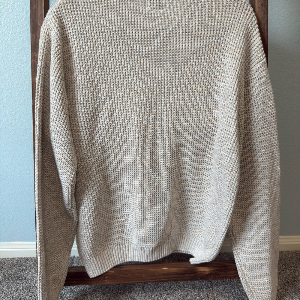 RSQ Oatmeal Heathered Knit Sweater - Picture 3 of 6